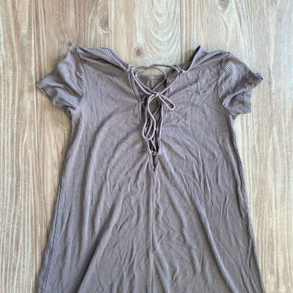 Lace Up Onesie Dress - Picture 5 of 6